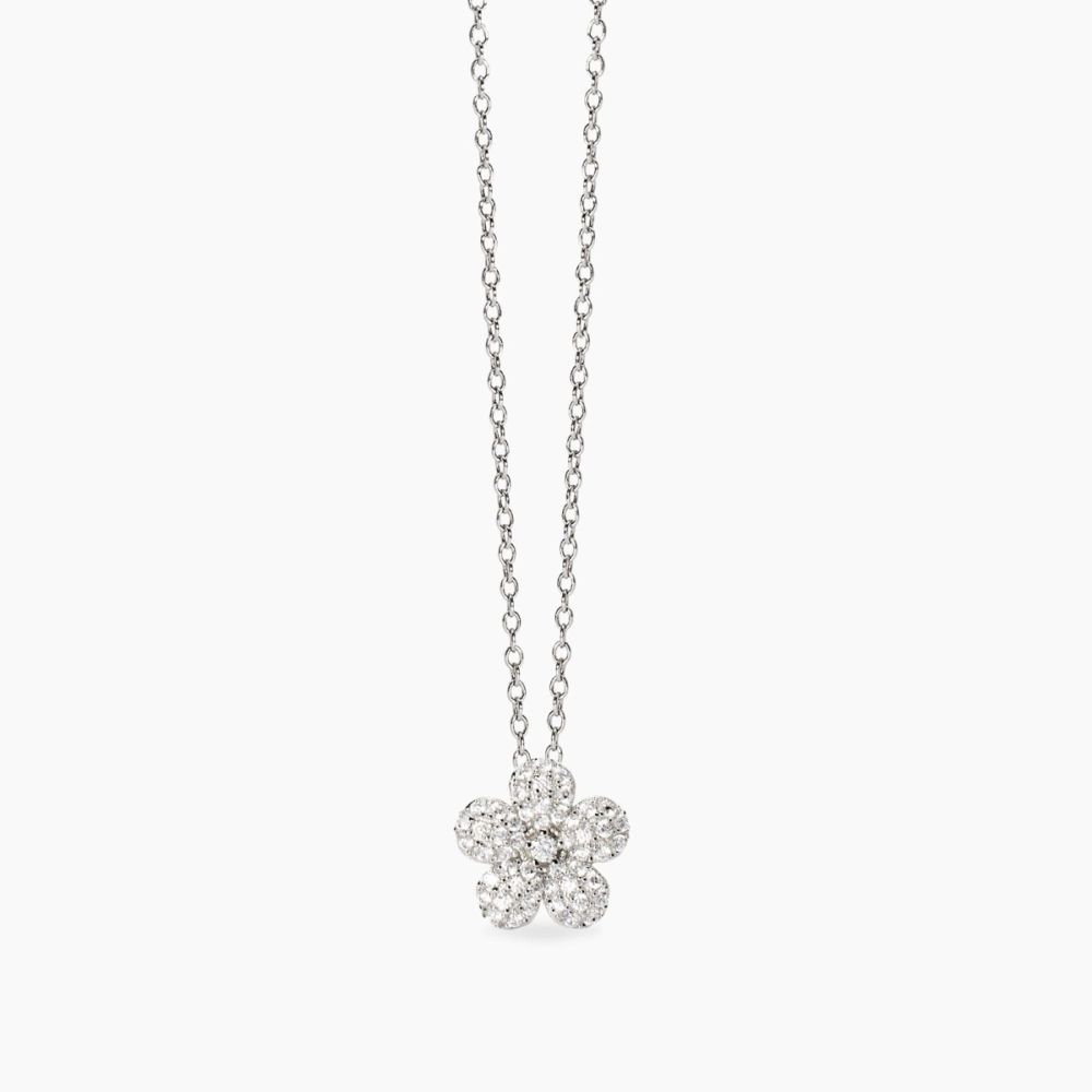 Mabina Collana Argento Fiore Zirconato