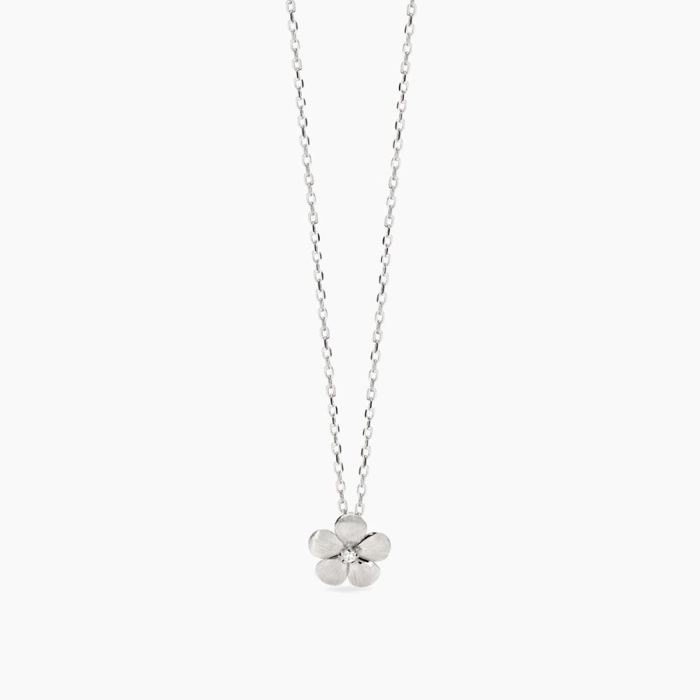 Mabina Collana Argento Fiore e Zircone