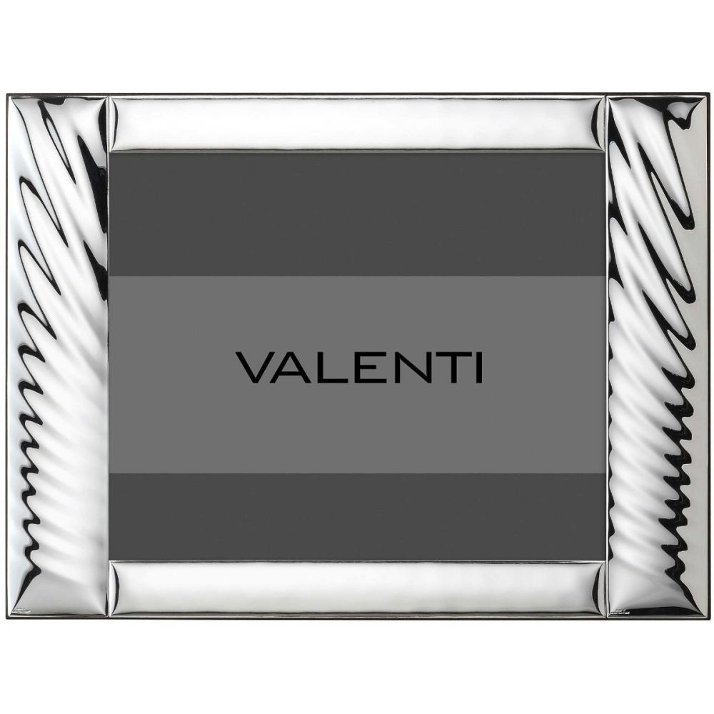 Valenti Cornice Laminato Argento e Legno 24X18