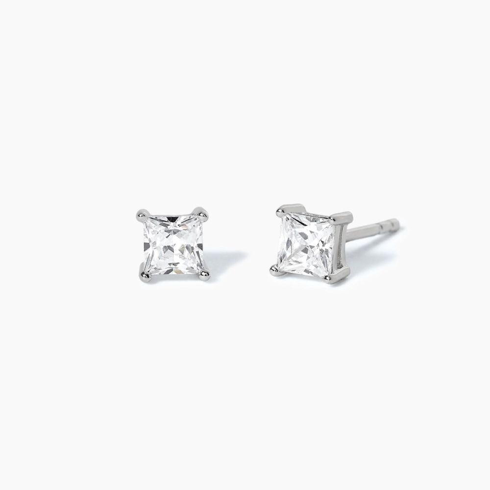 Mabina Orecchini Lobo Argento Punto Luce 4 mm