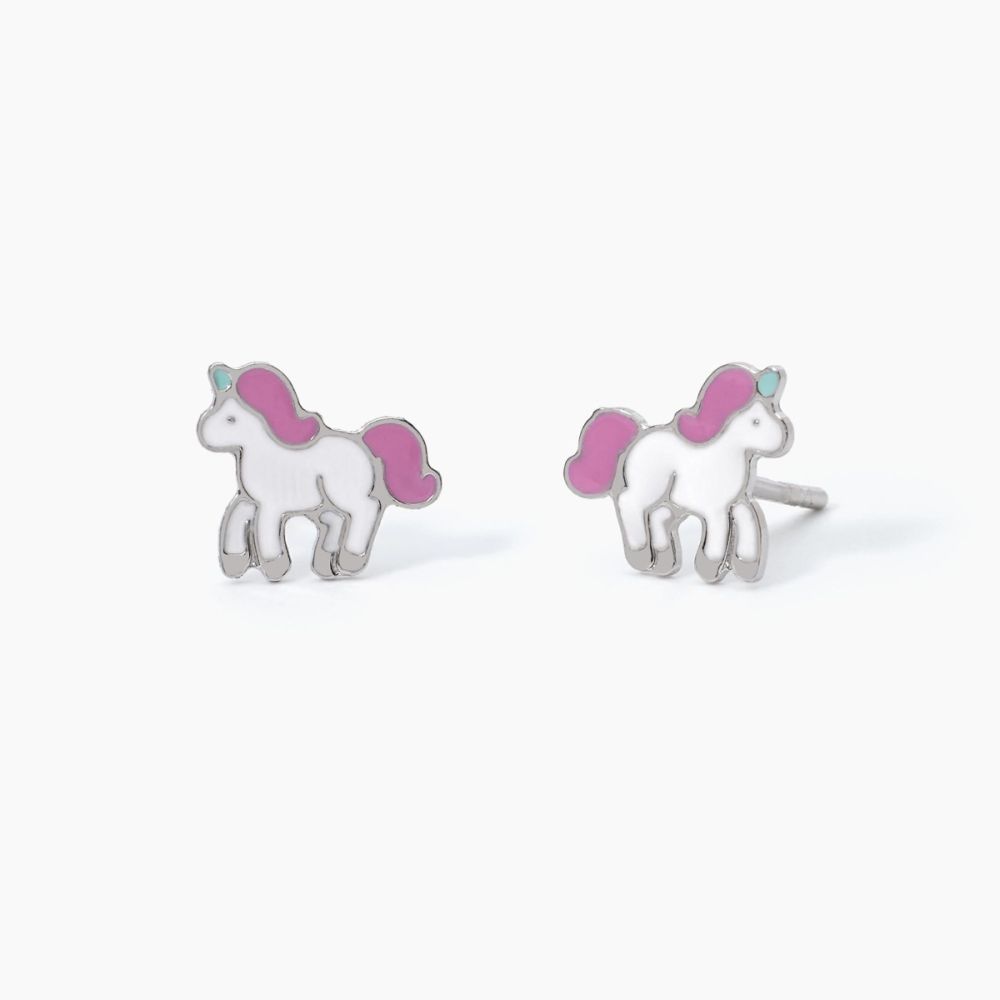 Mabina Orecchini Lobo Kids Argento Unicorno