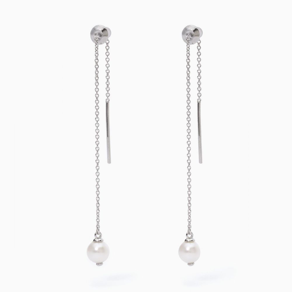 Mabina Orecchini Donna Argento Perla