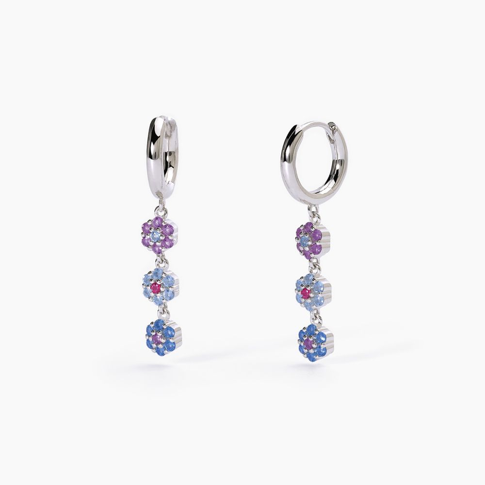 Mabina Cerchio Argento Rodiato e Zirconi Multicolor
