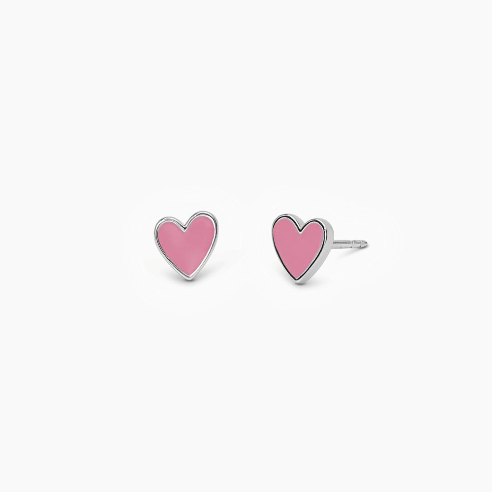 Mabina Orecchini Argento Cuore Smaltato