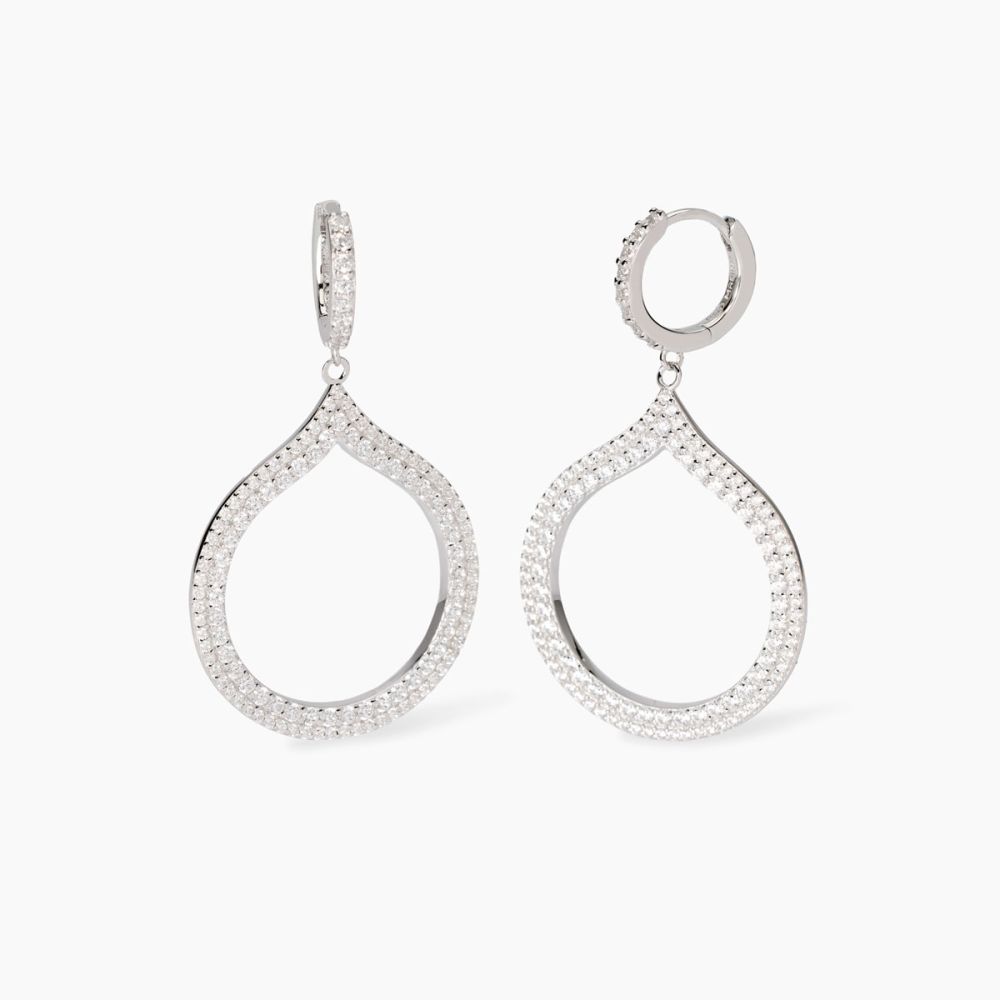 Mabina Orecchini Argento Goccia e Zirconi Penelope