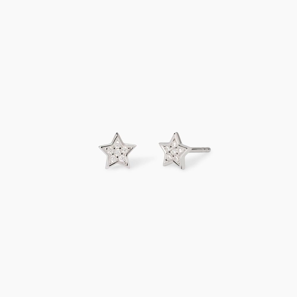 Mabina Orecchini Argento Stella Zirconata Little Joy