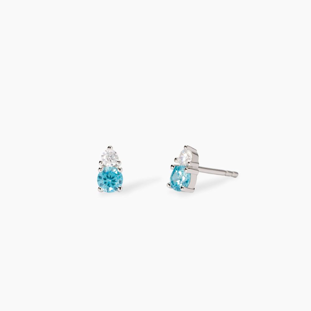 Mabina Orecchini Argento Zirconi Multicolor Little Joy