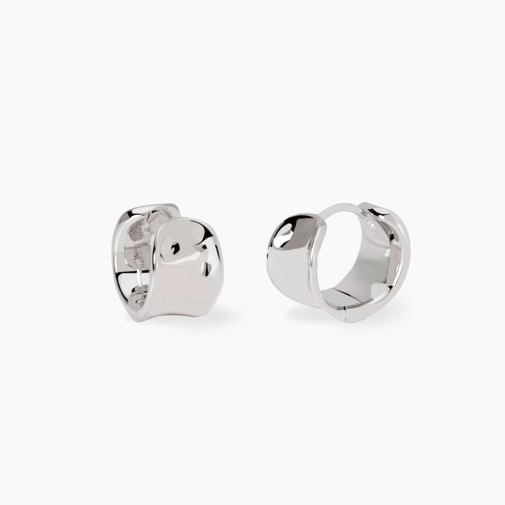 Mabina Cerchi Ondulati Argento Amazing