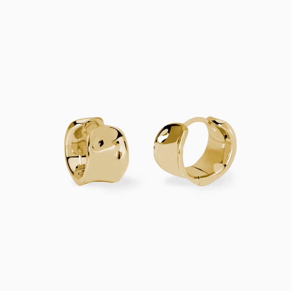 Mabina Cerchi Ondulati Argento Dorato Amazing