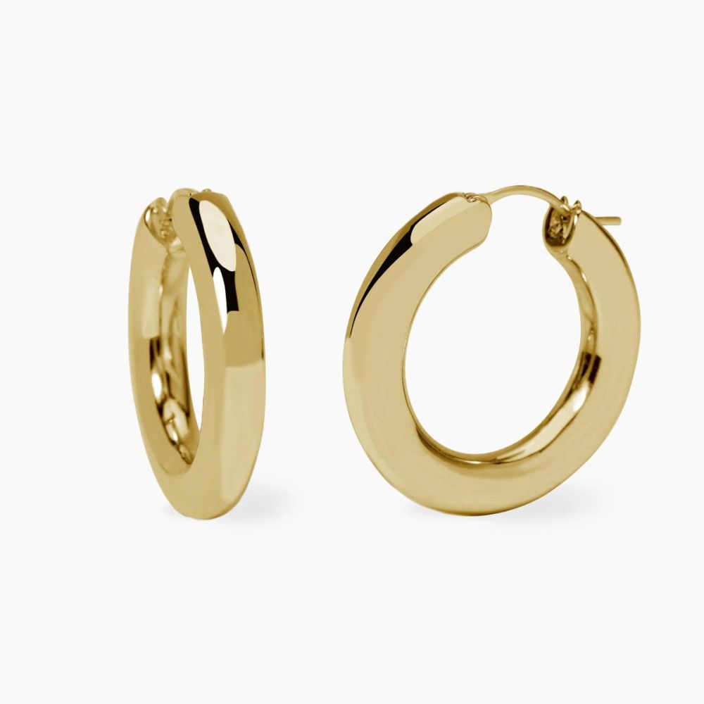 Mabina Orecchini Cerchio Argento Gold