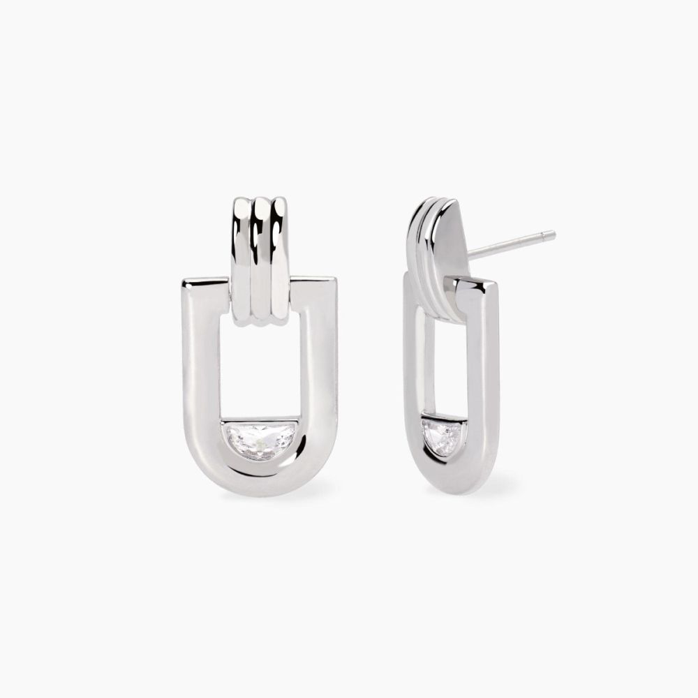 Mabina Orecchini Argento con Zirconi Roma 