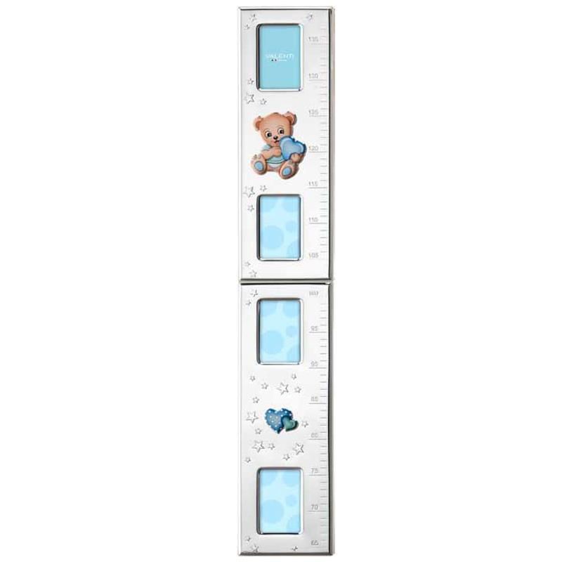 Valenti Metro Bimbo Laminato Argento e Legno 13X76