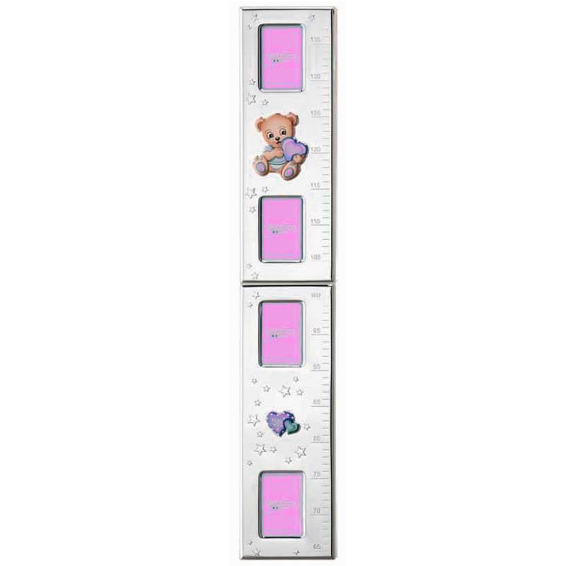 Valenti Metro Bimba Laminato Argento e Legno 13X76