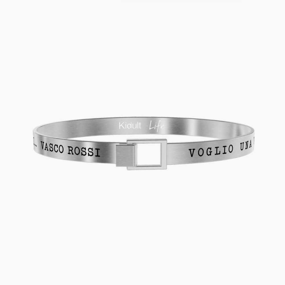 Kidult Bracciale Acciaio Vaso Rossi 