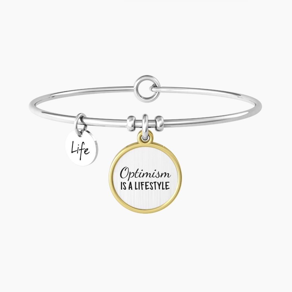 Kidult Bracciale Acciaio Optimism Philosophy