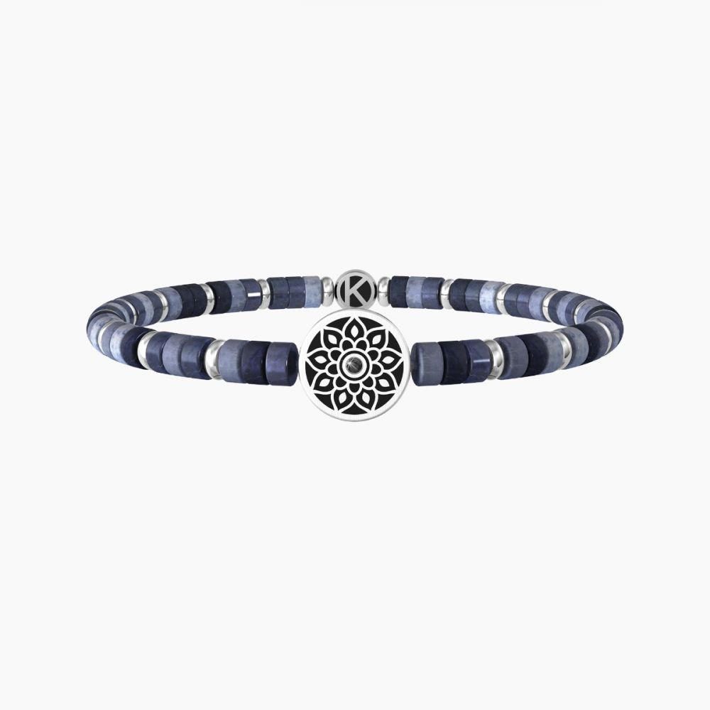Kidult Bracciale Acciaio e Sodalite Spirituality