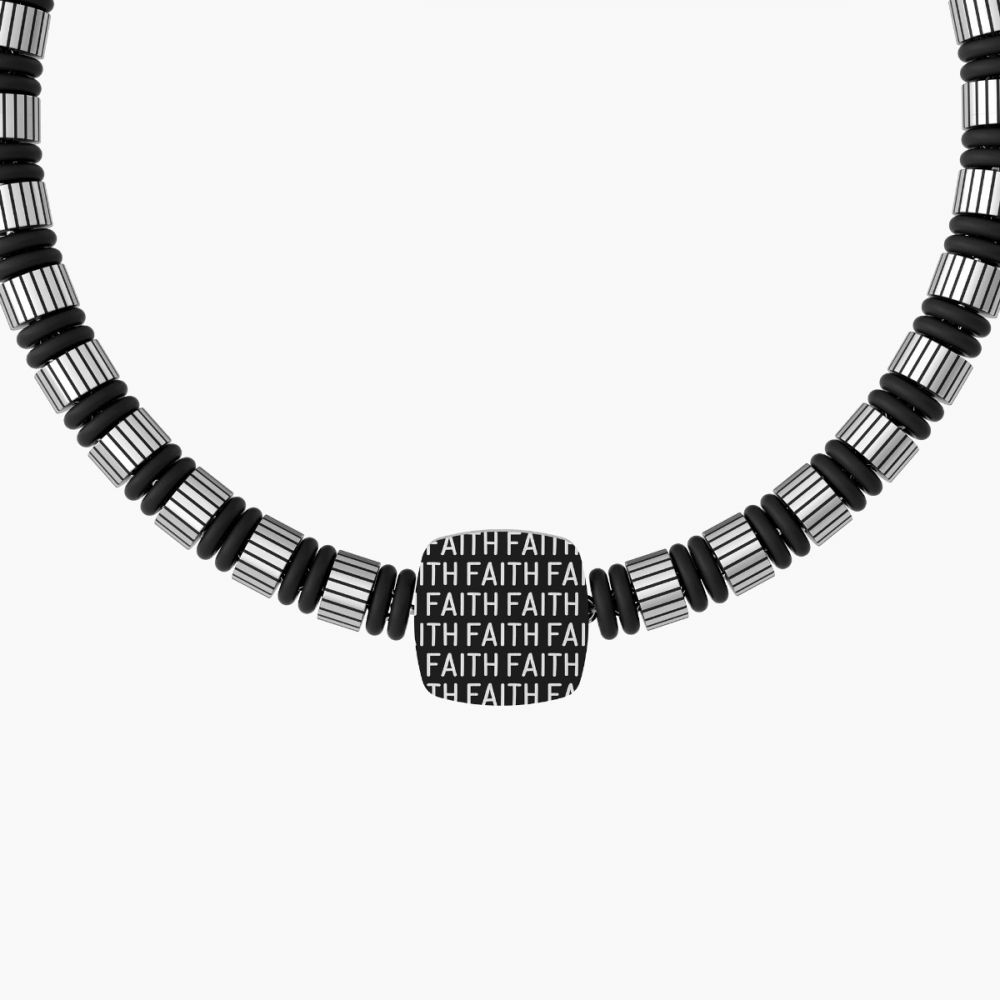 Kidult Bracciale Acciaio Croce Faith Spirituality