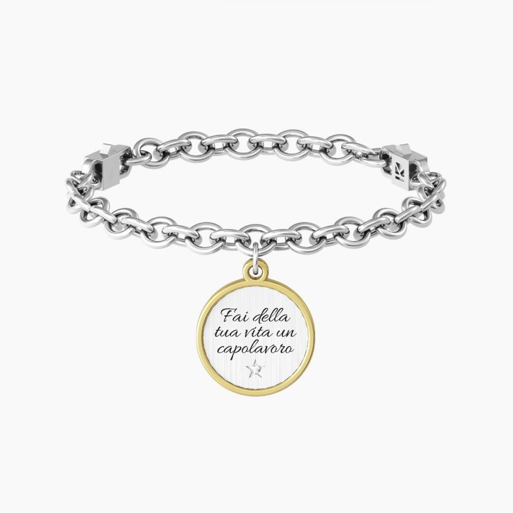 KIdult Bracciale Catena Acciaio 