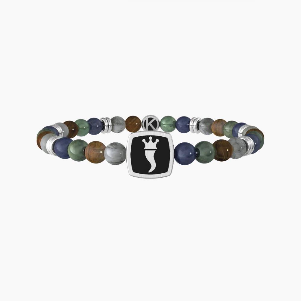 Kidult Bracciale Elastico Uomo Cornetto Protezione Symbols