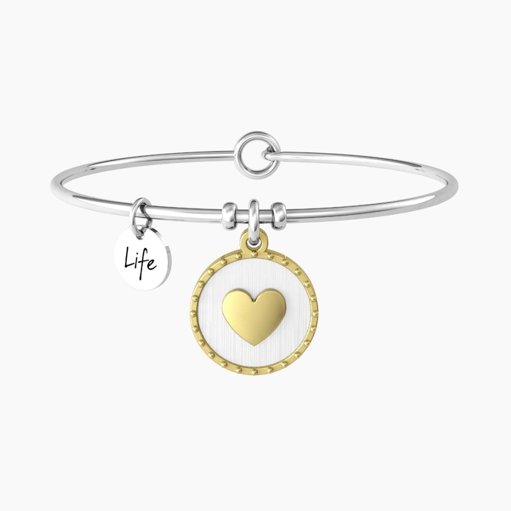 Kidult Bracciale Donna Acciaio Cuore Love