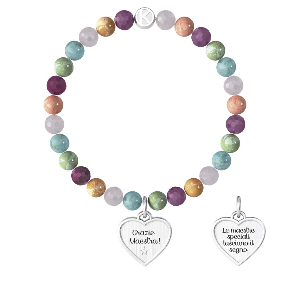 Kidult Bracciale Elastico Grazie Maestra Love
