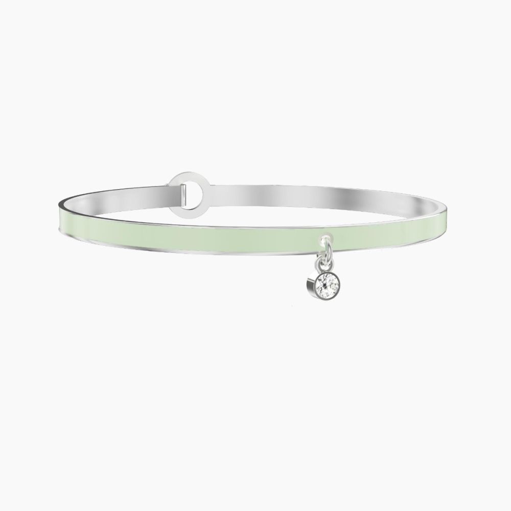 Kidult Bracciale Acciaio Smalto Verde Philosophy