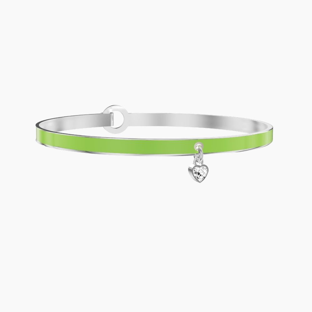 Kidult Bracciale Acciaio Smalto Verde Philosophy