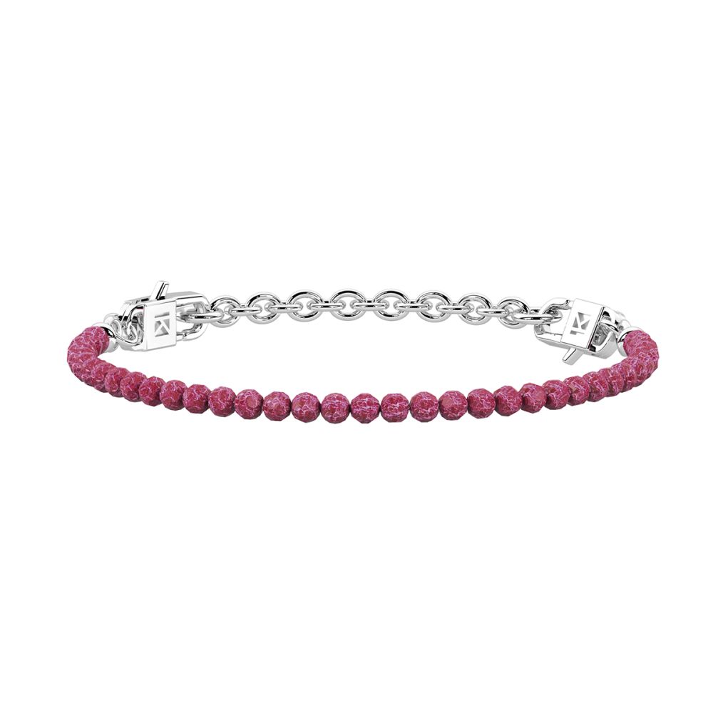 KIdult Bracciale Acciaio e Rubino Senorita By You