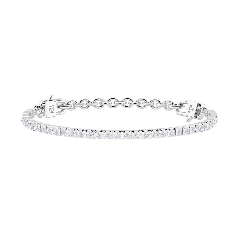 Kidult Tennis Acciaio Cristalli Bianchi Milleluci By You