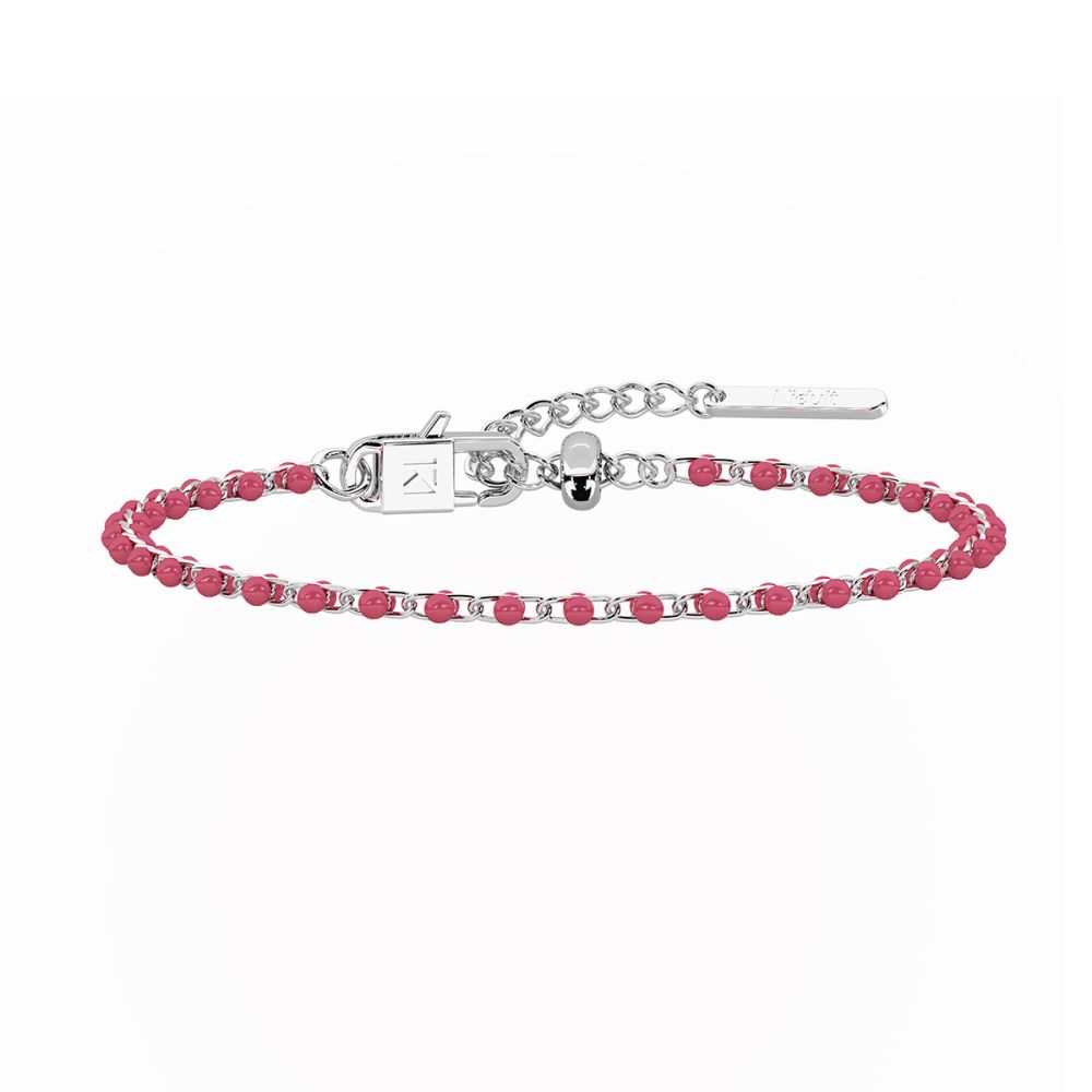 Kidult Bracciale Acciaio e Smalto Rubino By You