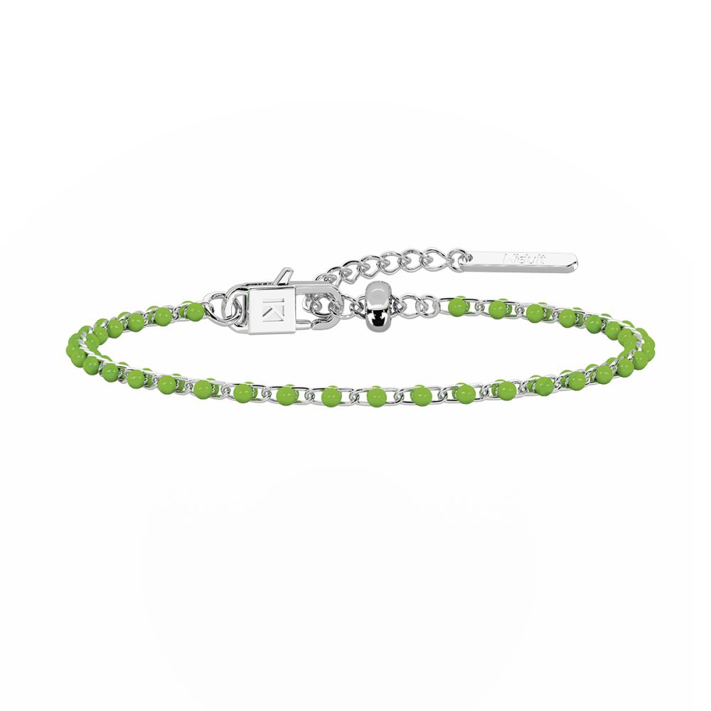 Kidult Bracciale Acciaio e Smalto Verde By You