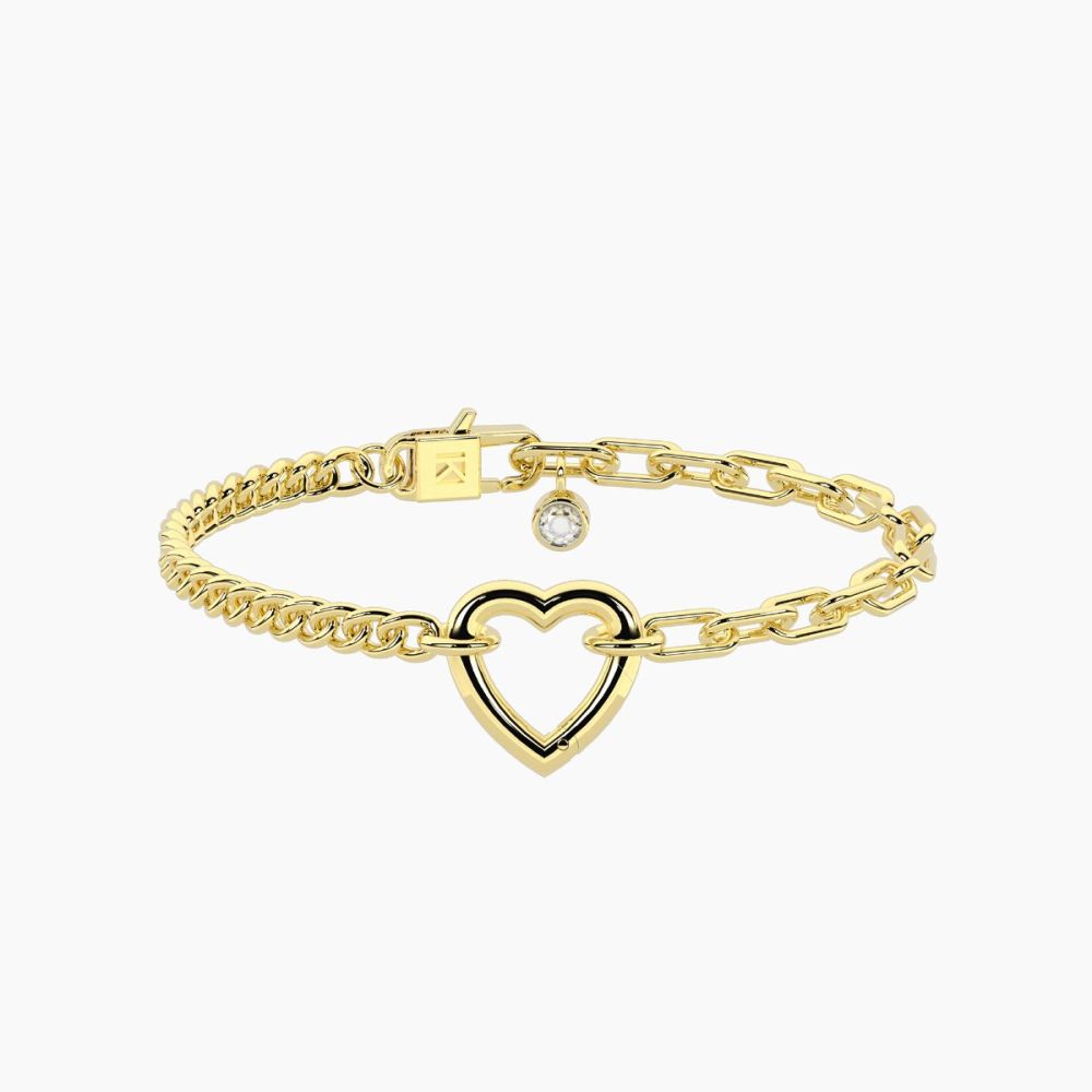 Kidult Bracciale Groumette Acciaio Gold Duetto By You