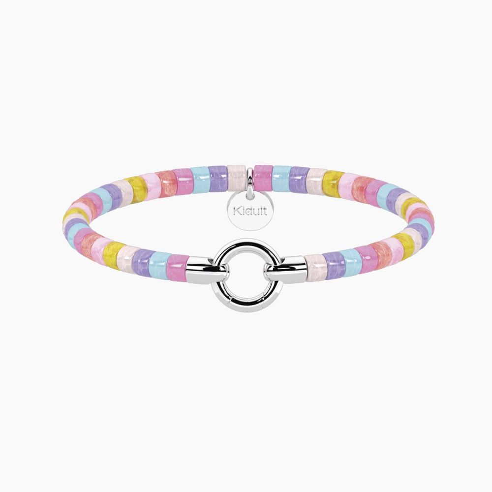 Kidult Bracciale Acciaio Conchiglie Colorate By You