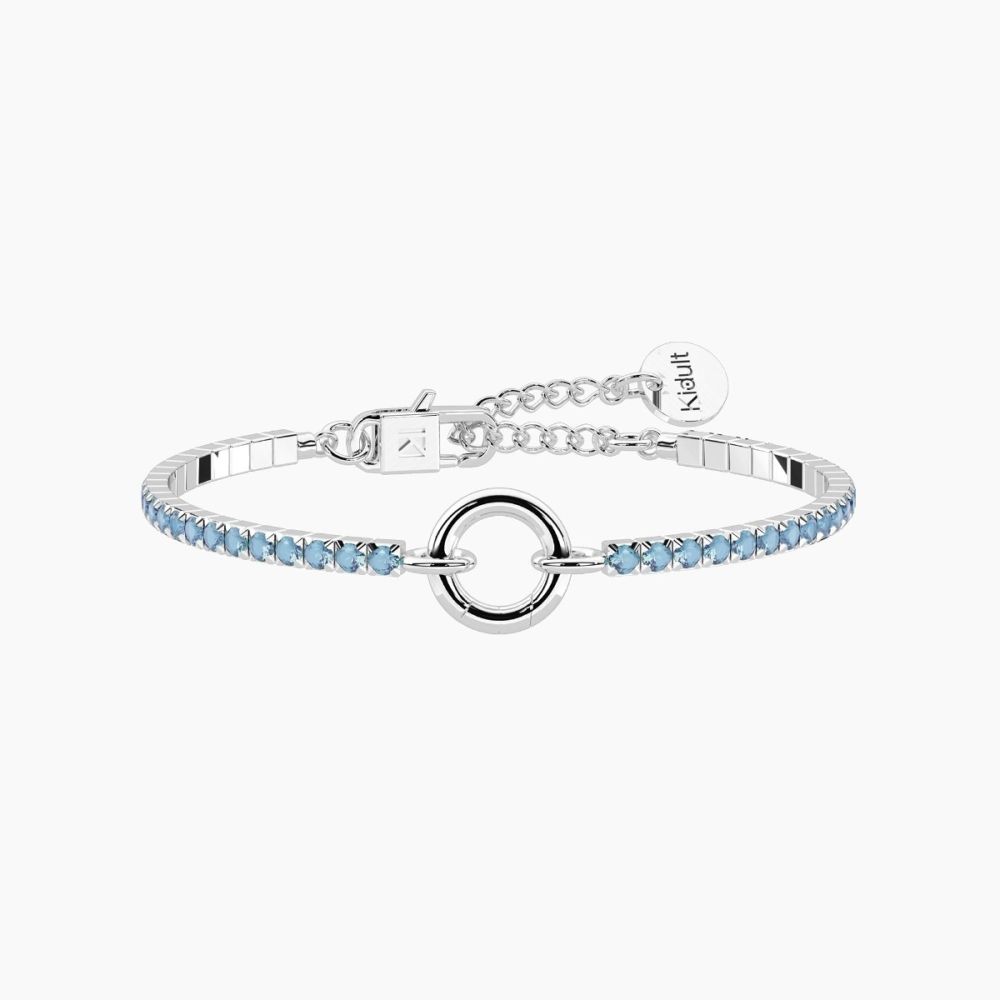 Kidult Tennis Acciaio Cristalli Azzurri By You 