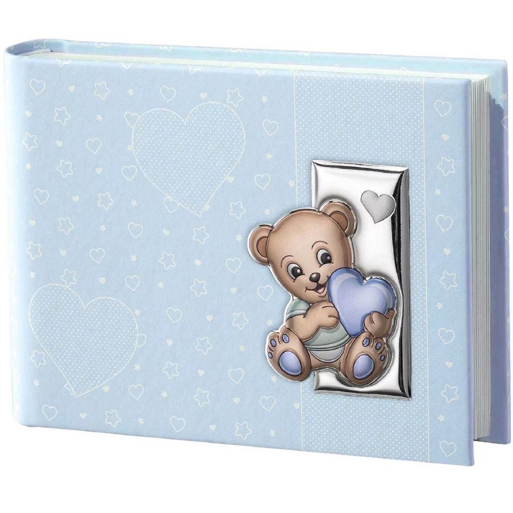 Valenti Album Bimbo Orsetto Laminato Argento 15X20