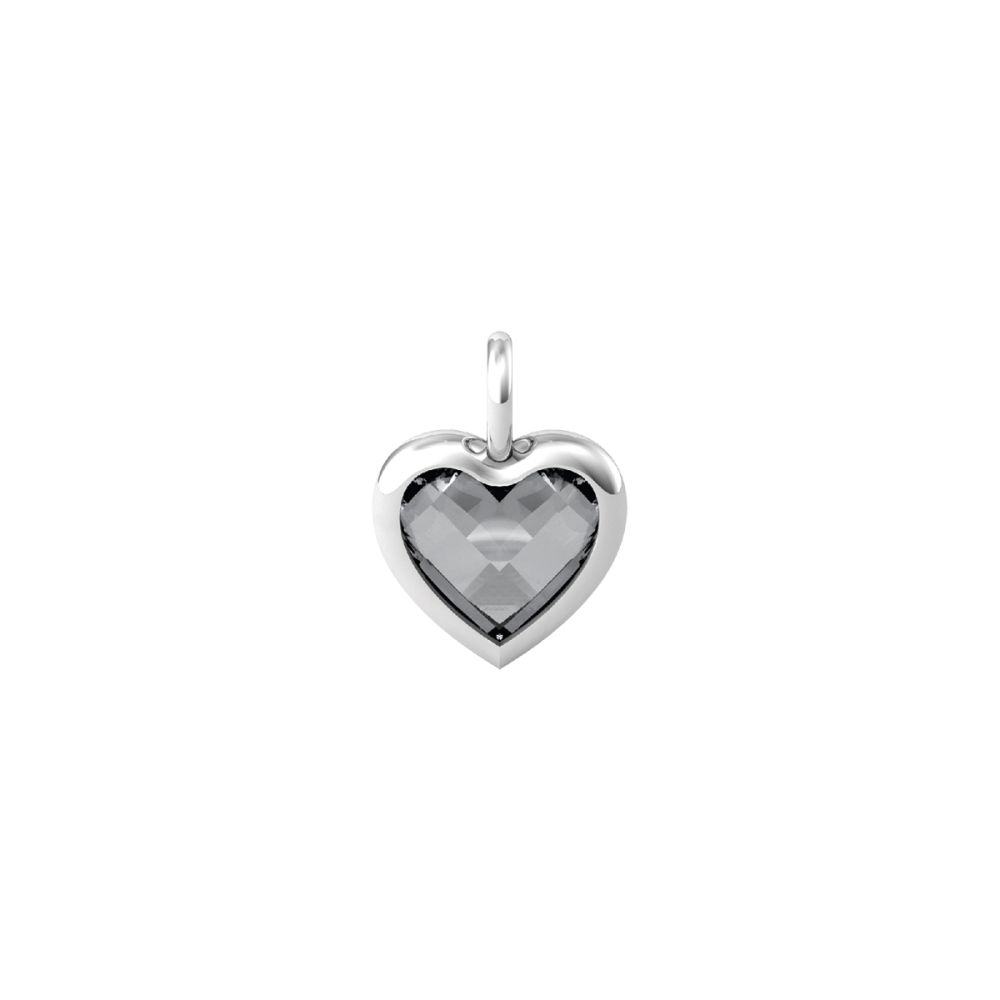 Kidult Ciondolo Cuore Acciaio Glass Grigio By You