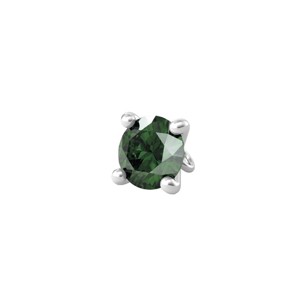 Kidult Ciondolo Acciaio Con Zircone Verde By You