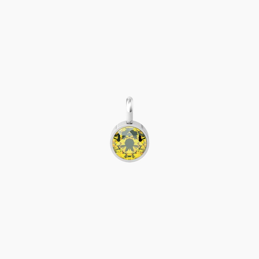 Kidult Ciondolo Acciaio Con Zircone Giallo By You