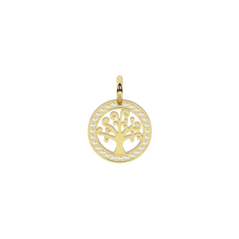 Kidult Ciondolo Acciaio Gold Albero Della Vita By You