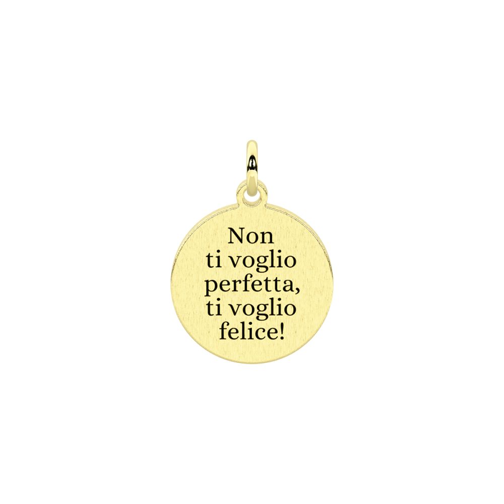 Kidult Ciondolo Acciaio Gold 