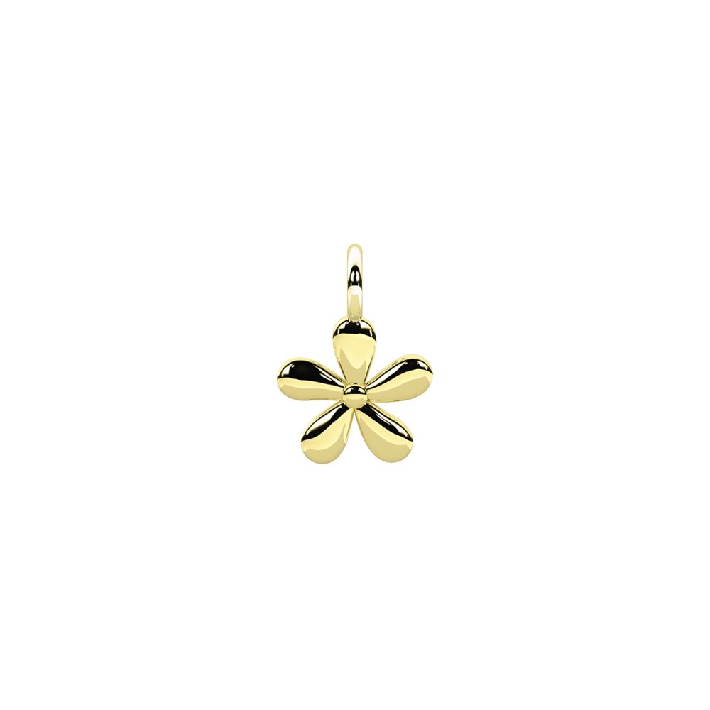 Kidult Ciondolo Acciaio Gold Fiore By You