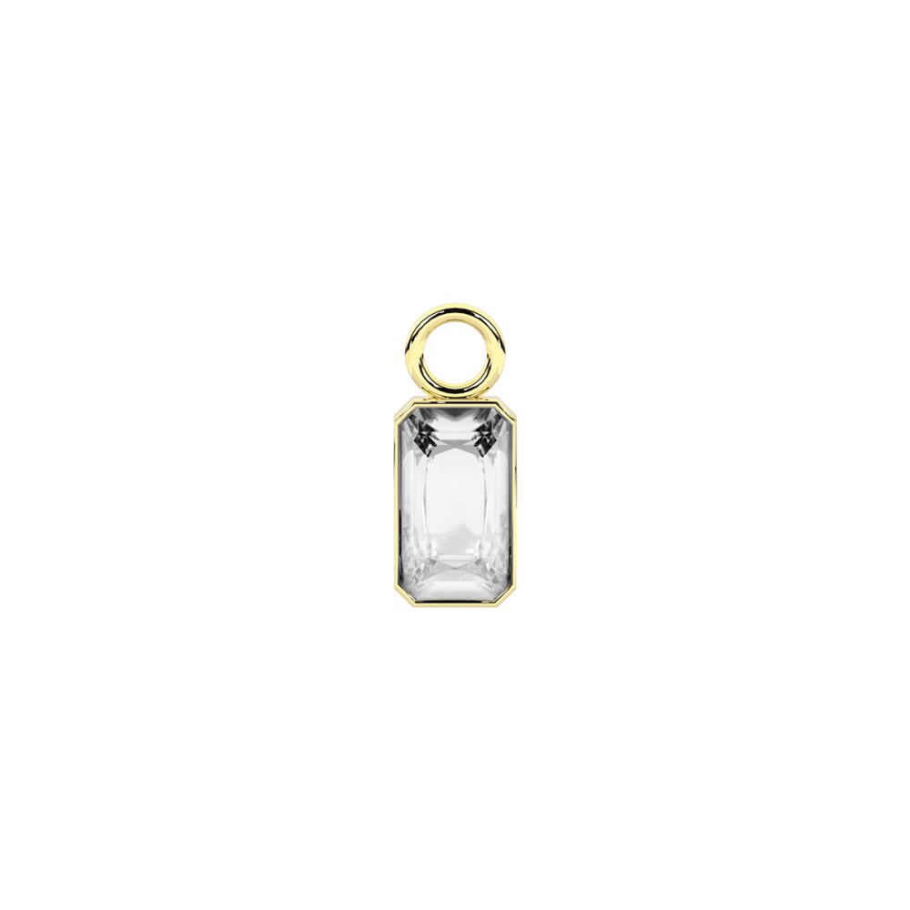 Kidult Ciondolo Orecchino Acciaio Gold Cristallo By You