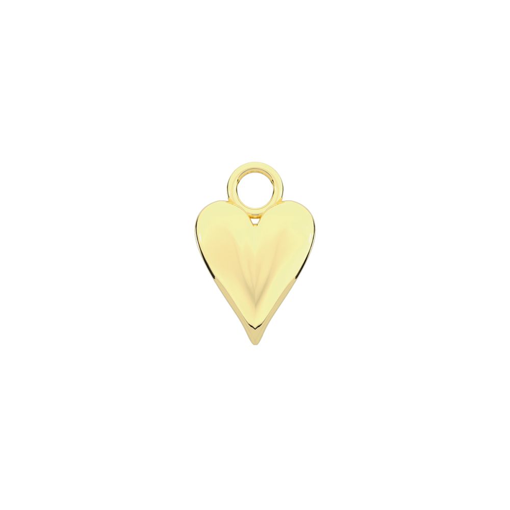Kidult Ciondolo Orecchino Acciaio Gold Cuore Matto By You