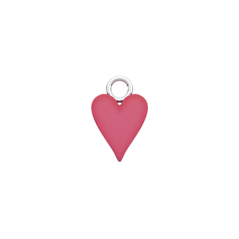 Kidult Ciondolo Orecchino Acciaio Cuore Rosa By You