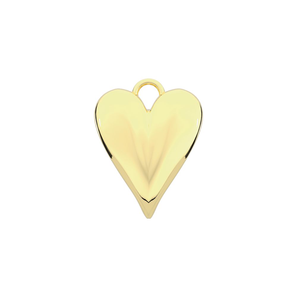 Kidult Ciondolo Orecchino Acciaio Gold Cuore Matto By You