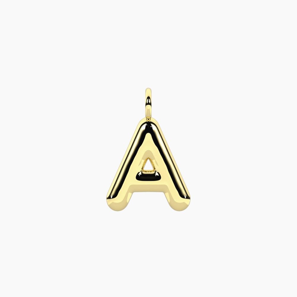 Kidult Ciondolo Acciaio Gold Lettera By You