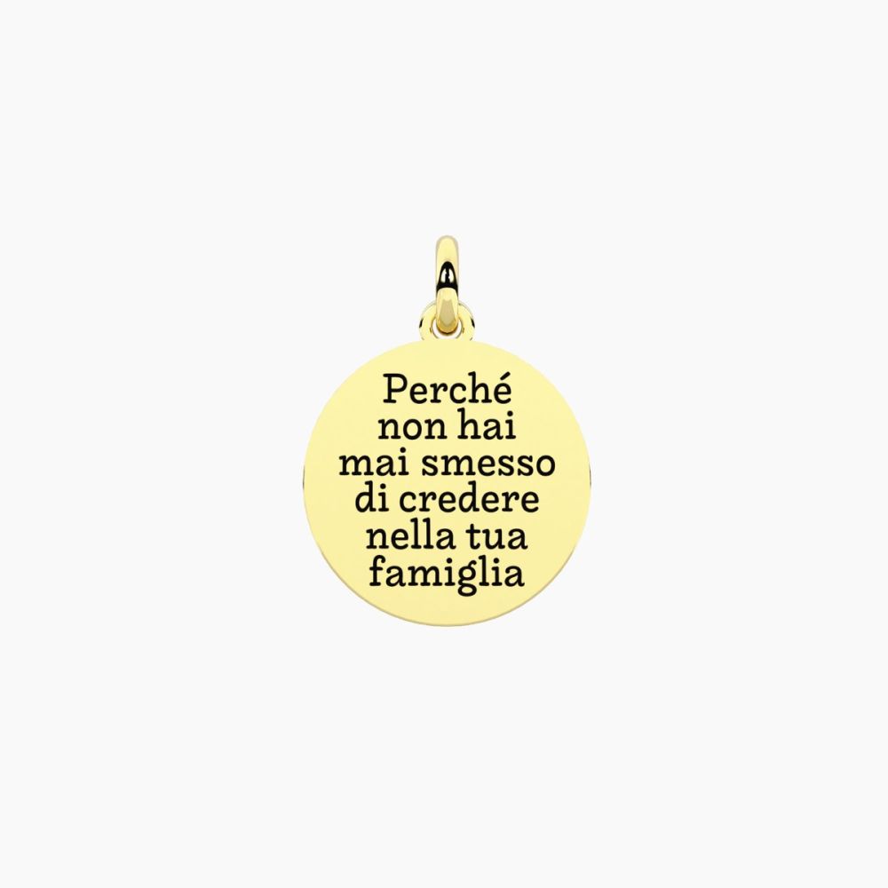 Kidult Ciondolo Acciaio Gold 