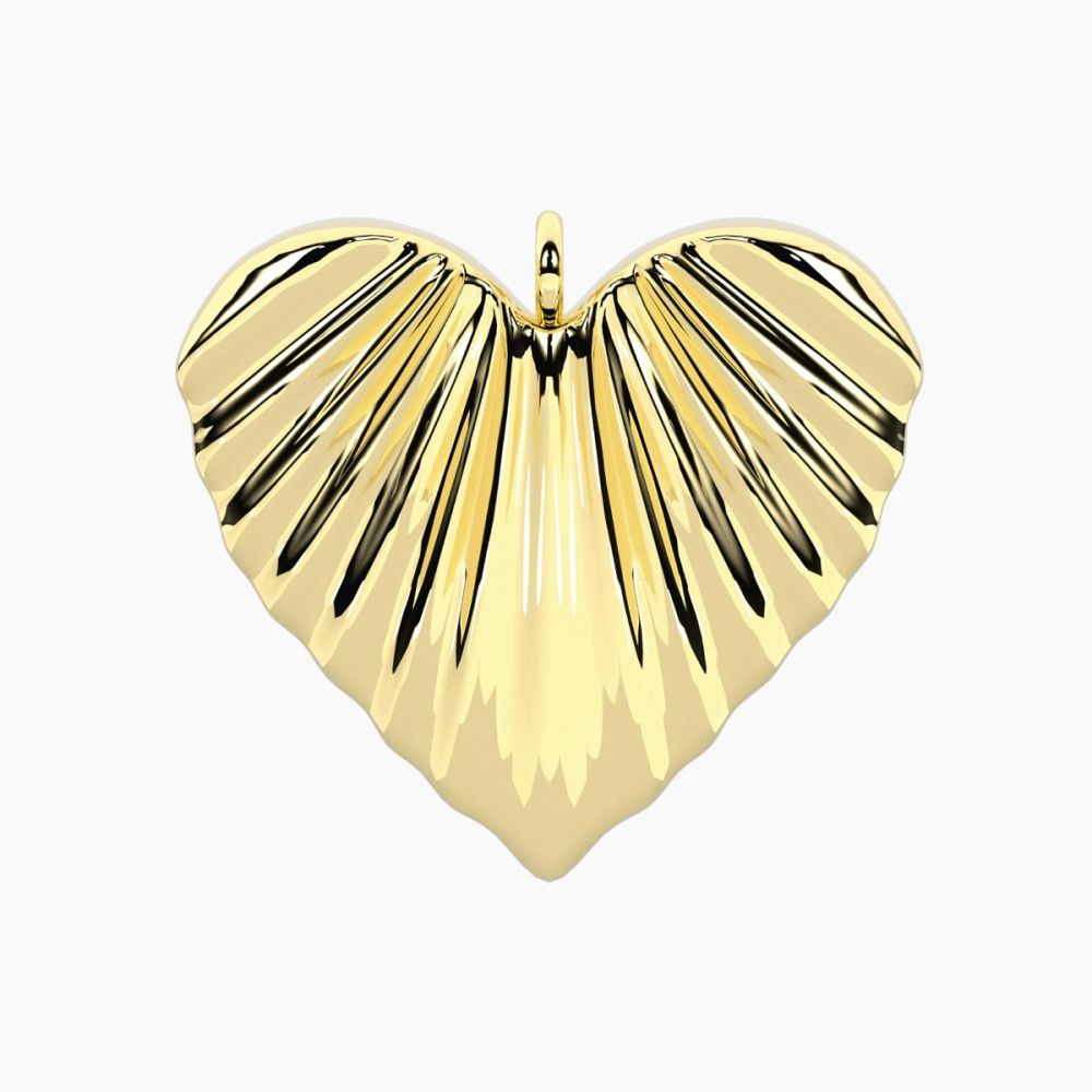 Kidult Ciondolo Acciaio Gold Cuore Alato By You