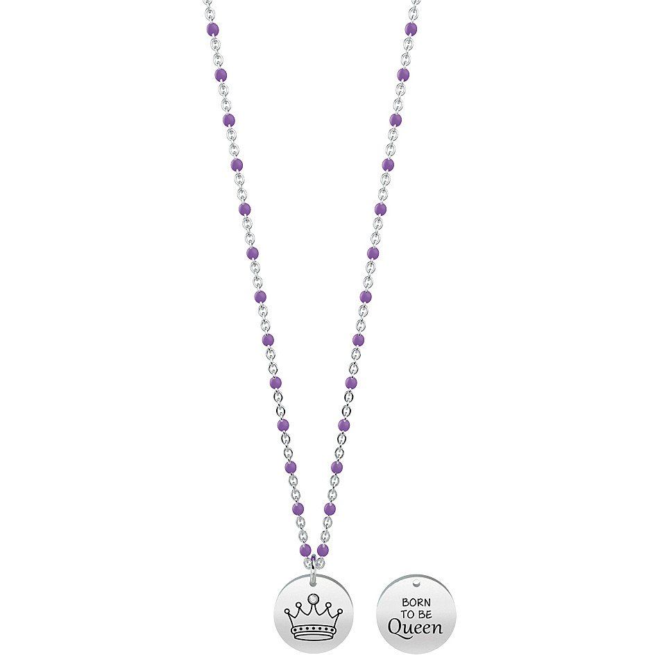 Kidult Collana Donna Acciaio Corona Symbols