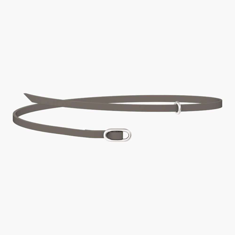 Kidult Choker-Bracciale in Camoscio Grigio Skinni By You